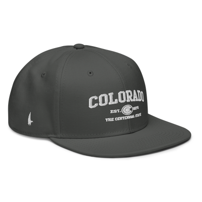 Sportswear Colorado Snapback Hat Charcoal Gray White OS - Loyalty Vibes