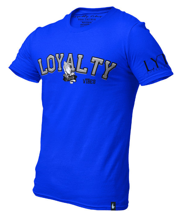 Loyalty Vibes Loyalty Prayer Tee - Blue - Loyalty Vibes