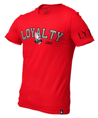 Loyalty Prayer Tee Red Men's - Loyalty Vibes
