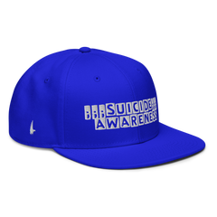 Suicide Awareness Snapback Hat Blue OS - Loyalty Vibes