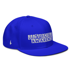 Suicide Awareness Snapback Hat - Blue OS - Loyalty Vibes