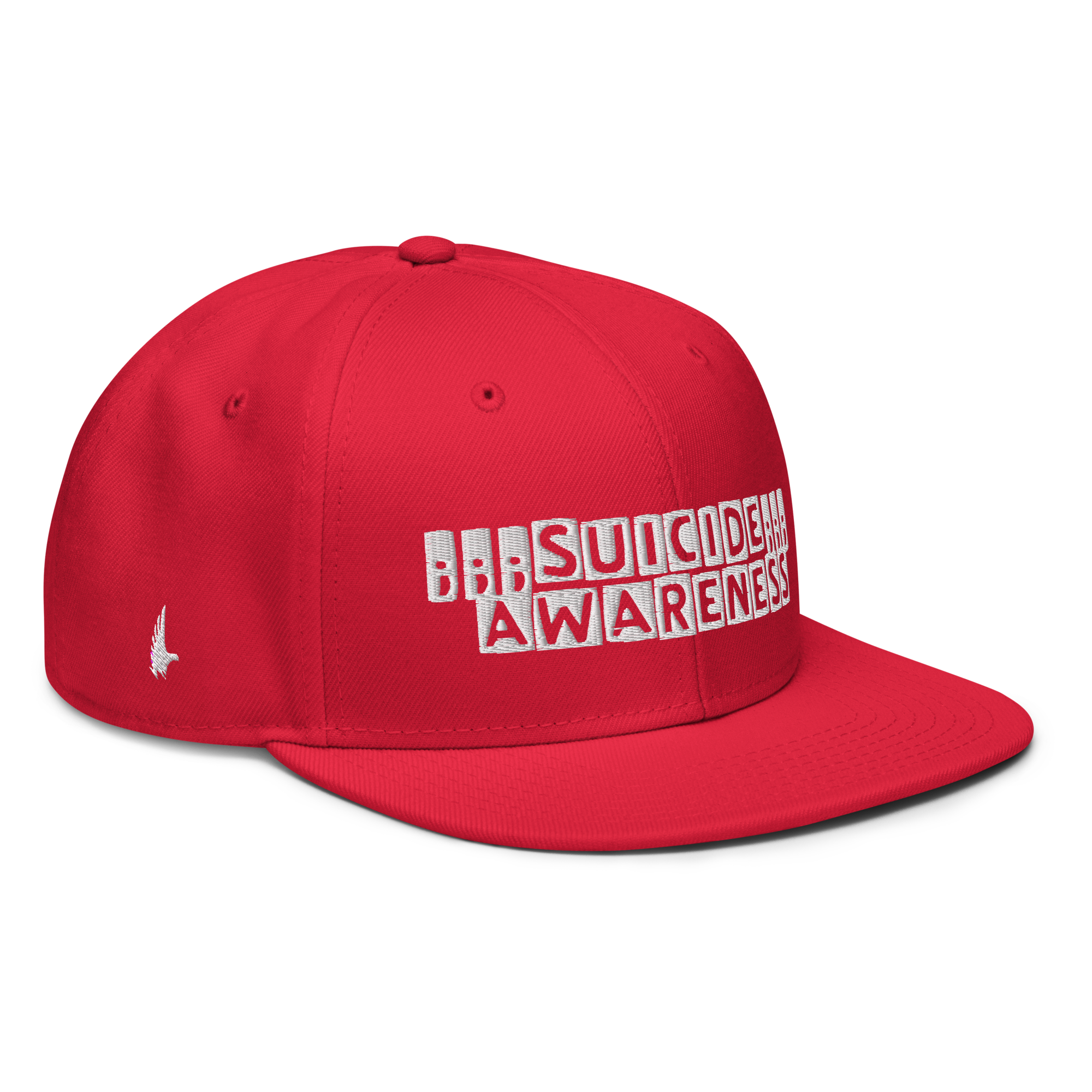 Suicide Awareness Snapback Hat - Red OS - Loyalty Vibes