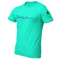 Suicide Awareness T-Shirt Teal - Loyalty Vibes