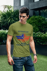 Freedom Skull Veteran's Day T-Shirt Military Green - Loyalty Vibes
