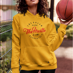 Women's Hustle Pullover Hoodie - Gold - Loyalty Vibes