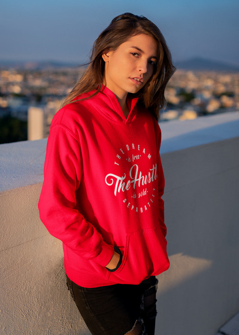 Loyalty Vibes The Hustle Hoodie Red Loyalty Vibes