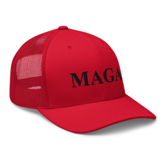 Traditional MAGA Trucker Hat Red/Black OS - Loyalty Vibes