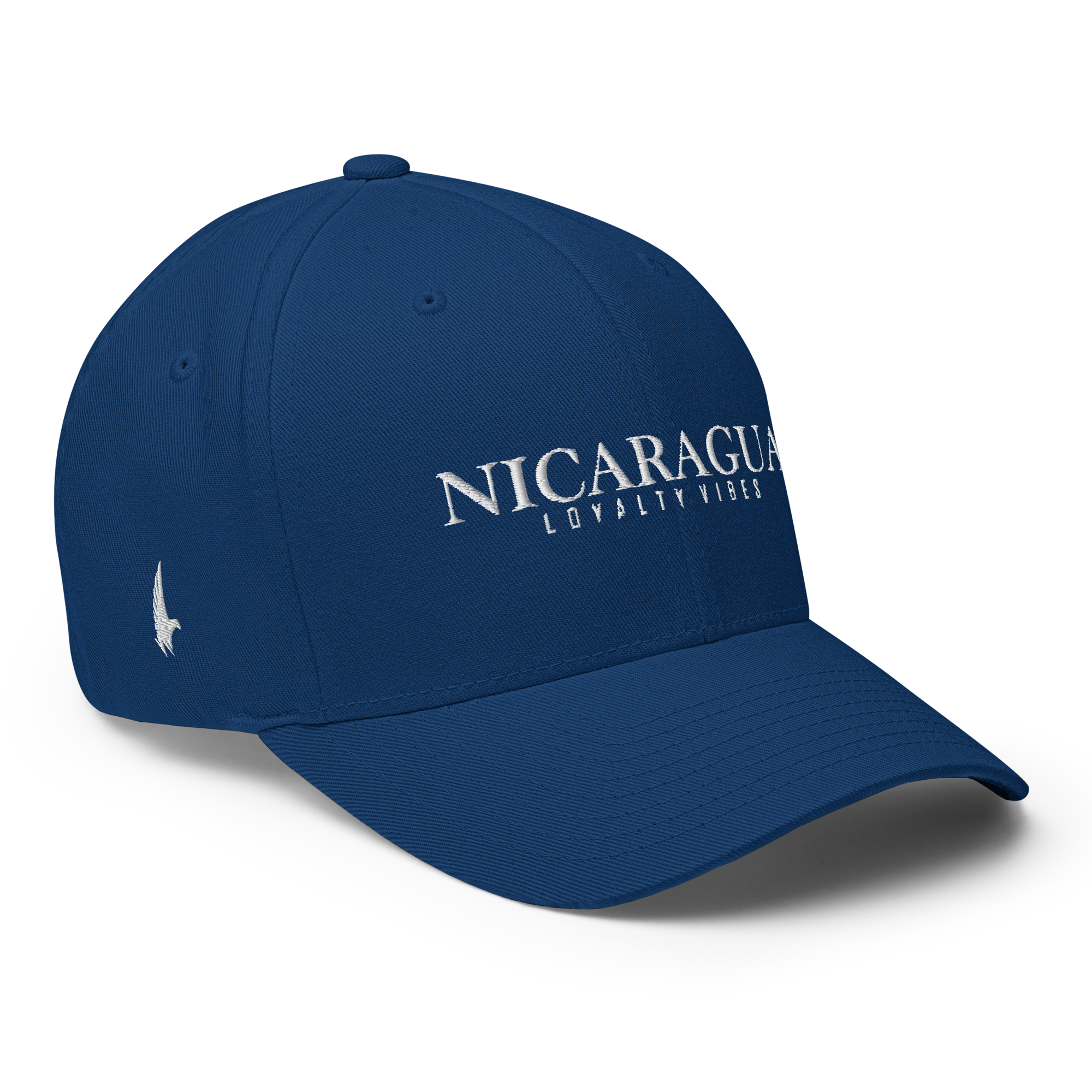 Traditional Nicaragua Fitted Hat Blue - Loyalty Vibes