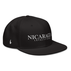 Traditional Nicaragua Snapback Hat Black - Loyalty Vibes