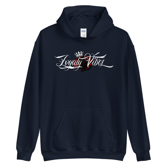 Loyalty Vibes Basic Hoodie Navy Loyalty Vibes