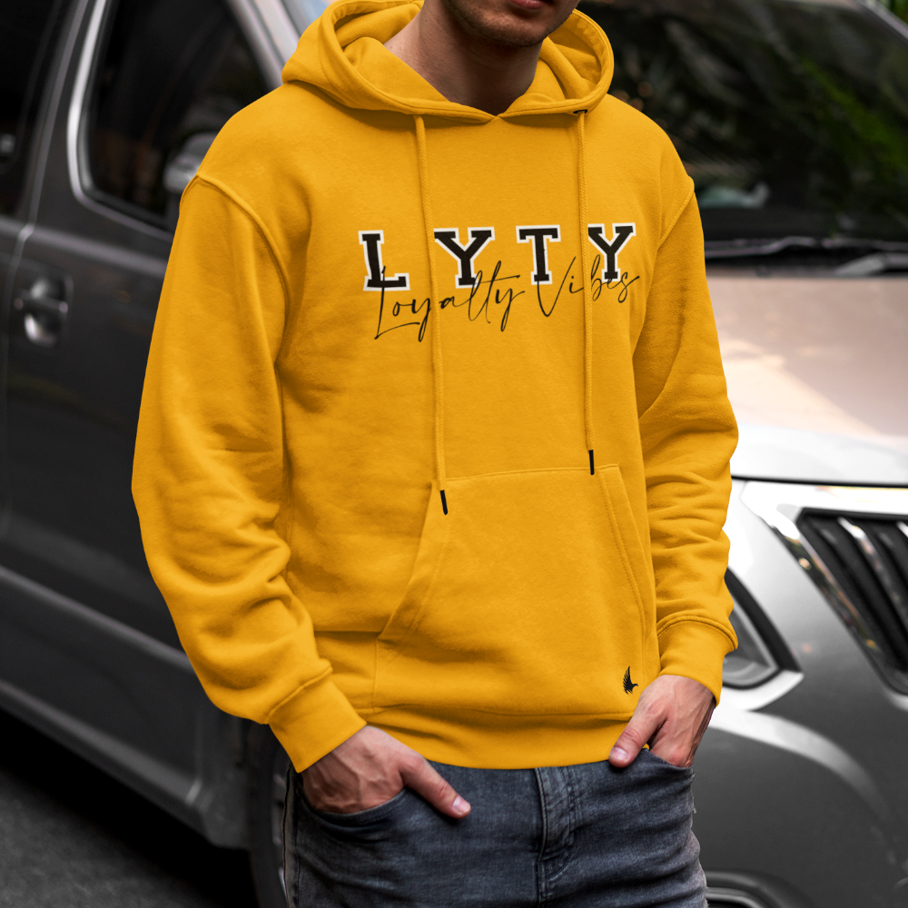 LYTY Logo Hoodie Gold - Loyalty Vibes