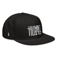 Humble Hustle Snapback Hat Black White OS - Loyalty Vibes