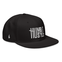 Humble Hustle Snapback Hat - Black/White OS - Loyalty Vibes