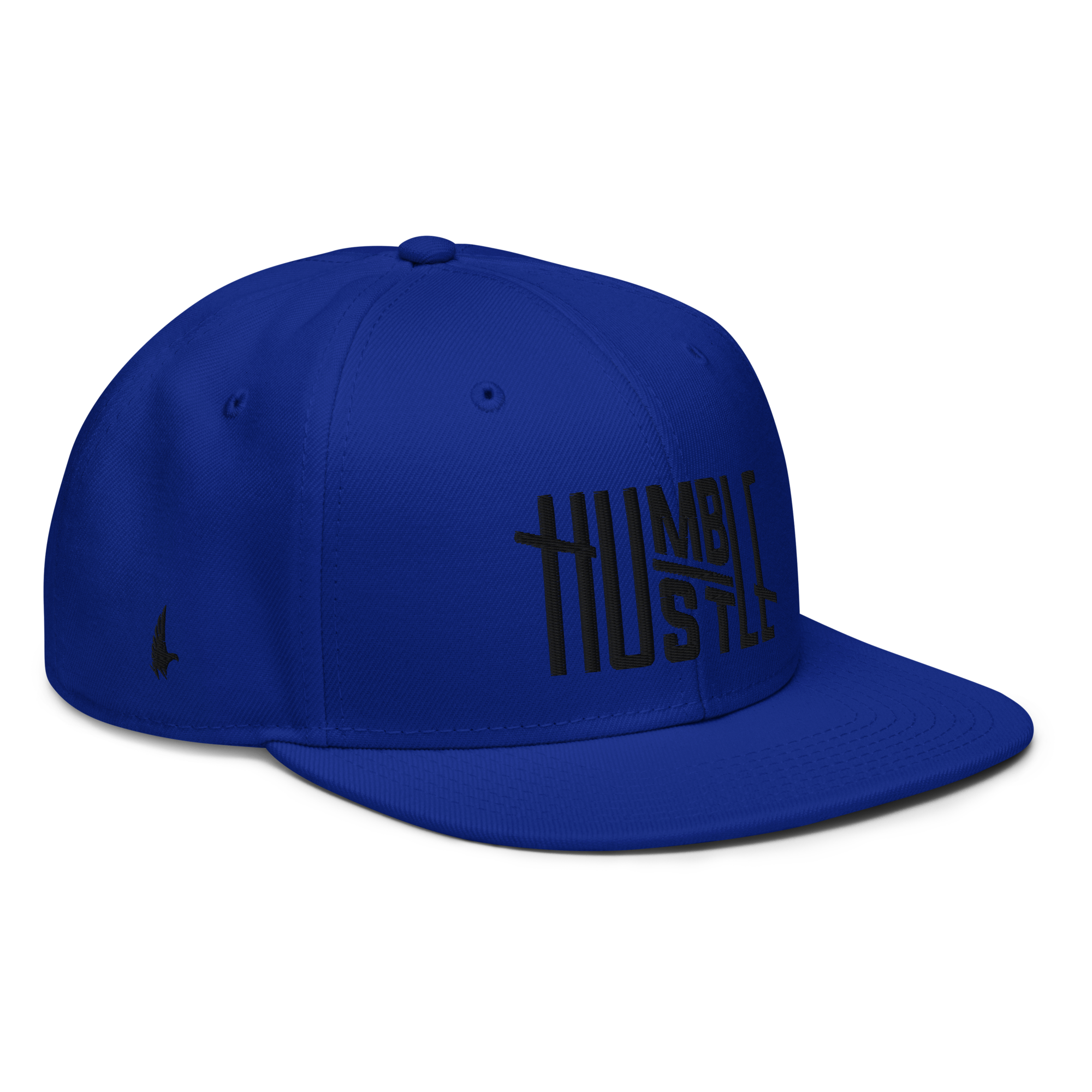 Humble Hustle Snapback Hat - Blue/Black OS - Loyalty Vibes