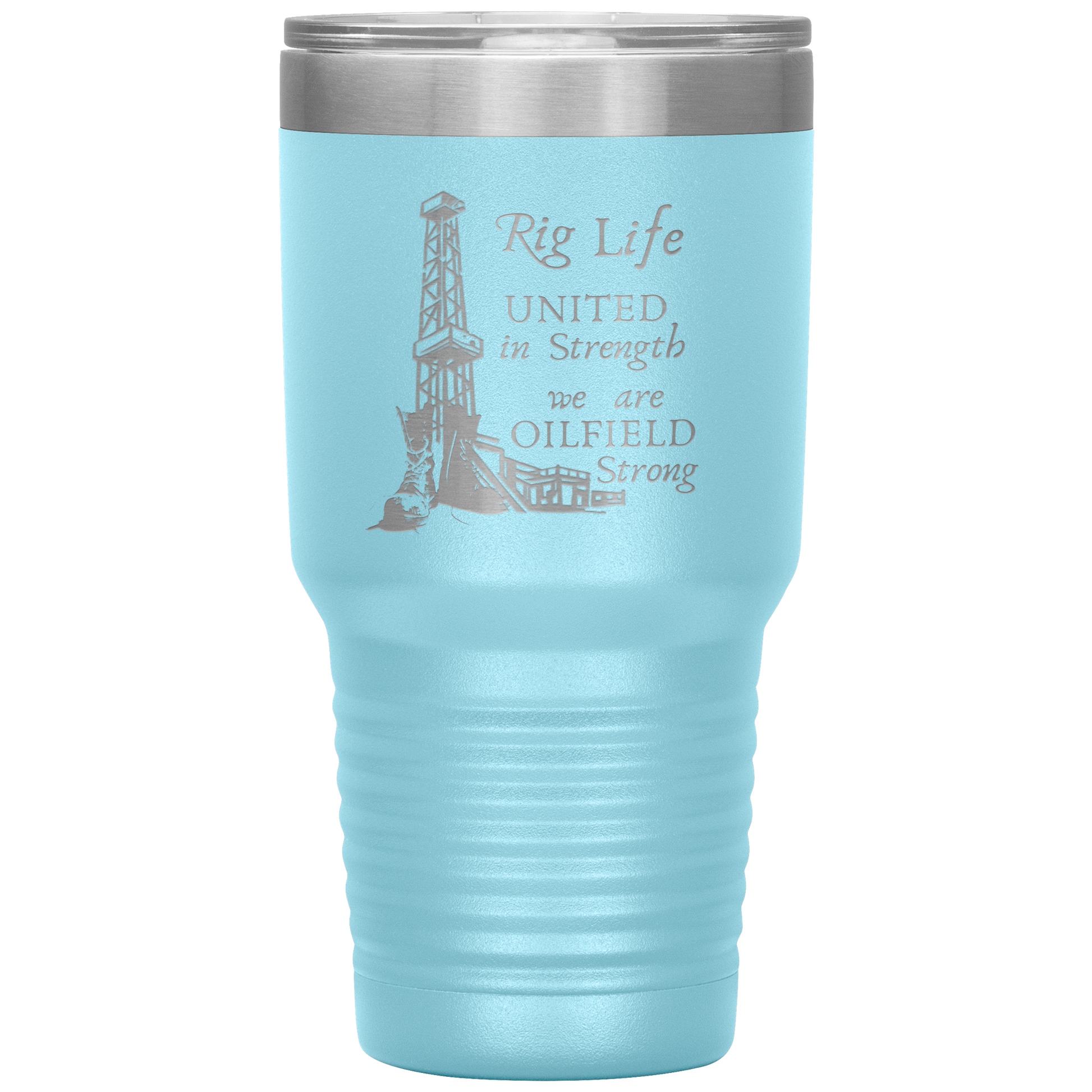 Rig Life Tumbler Light Blue