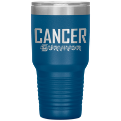 Cancer Survivor Tumbler Blue - Loyalty Vibes