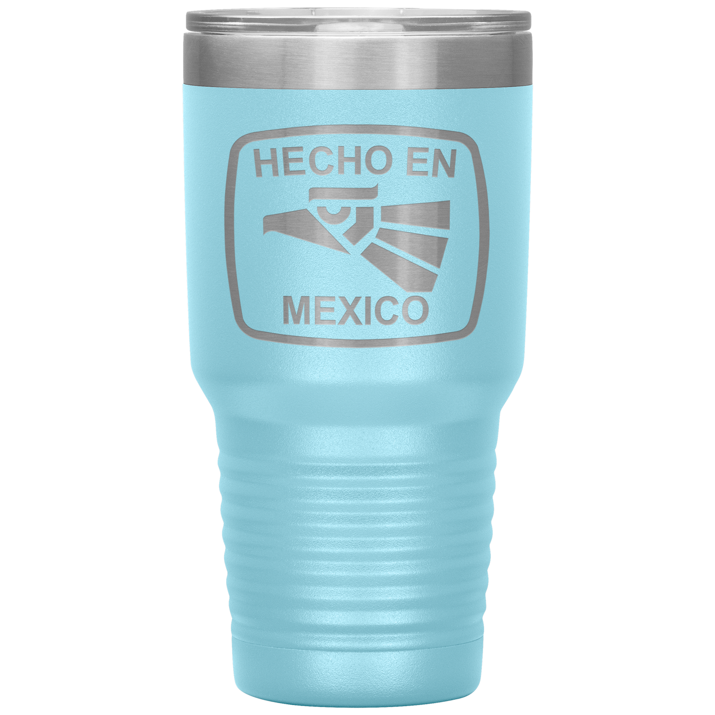 Hecho En Mexico Tumbler Light Blue