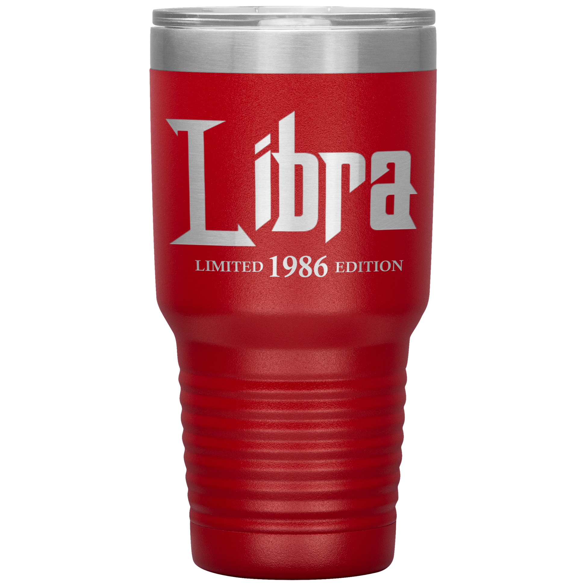 1986 Limited Edition Libra Tumbler Red