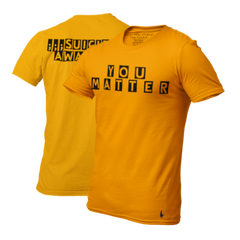 You Matter Suicide Awareness Graphic T-Shirt Gold - Loyalty Vibes